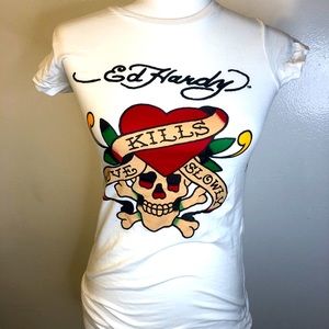 Ed Hardy Love Kills Slowly XS T-shirts